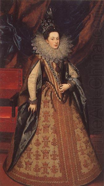 Margarita of Savoy,Duchess of Mantua, POURBUS, Frans the Younger